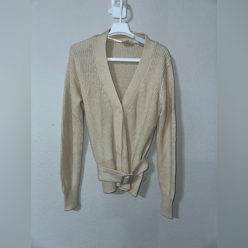 Ichi Wool Blend‎ Belted Sweater Small